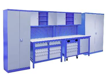 Güde Werkplaats kastenwand GWS Pro 4300 10-delig met werkbanken