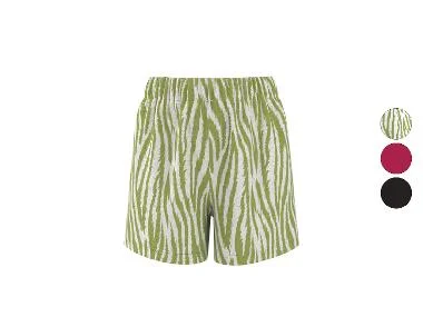 ESMARA® Dames shorts met crinkle-structuur