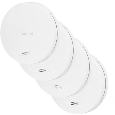 Hombli Smoke detector white 4 stuks