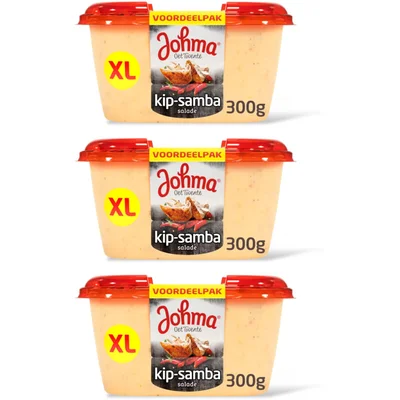 Johma Kip-samba salade XL voordeelpak 3-packb