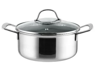SILVERCREST® RVS kookpan Ø20 cm - 3-laags