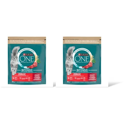 Purina ONE Sterilcat rijk aan rund 2-pack