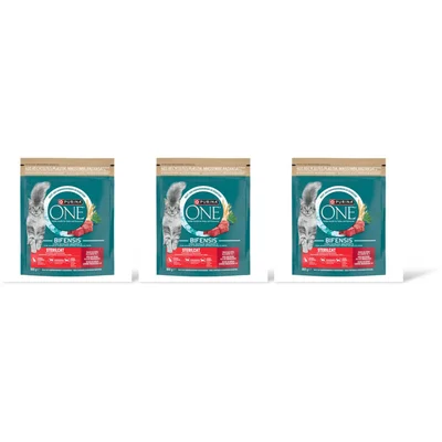 Purina ONE Sterilcat rijk aan rund 3-pack