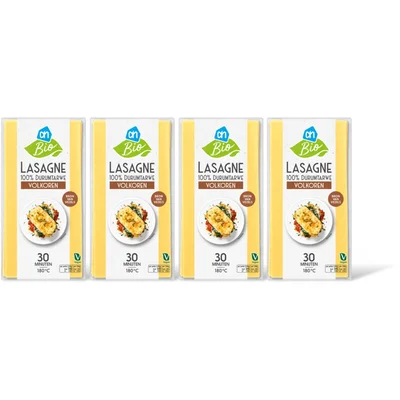 AH Biologisch Lasagne volkoren 4-pack