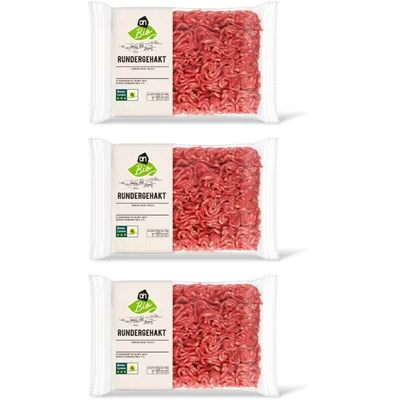 AH Biologisch Rundergehakt 3 pack.