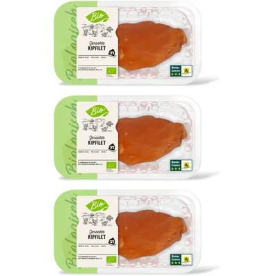 AH Biologisch Gerookte kipfilet 3-pack