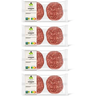 AH Biologisch Hamburger 4 stuks 4-pack