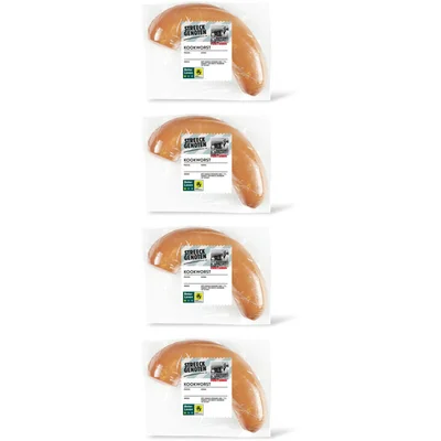 Streeckgenoten Kookworst stukje 4-pack