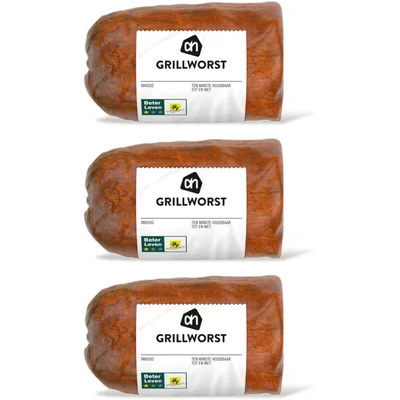 AH Grillworst 3-pack