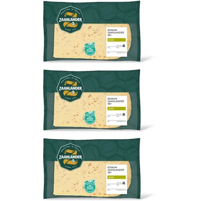 AH Zaanlander Jong komijn 48+ plakken 3-pack