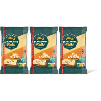 AH Zaanlander Jong belegen 48+ plakken voordeel 3-pack