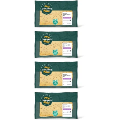 AH Zaanlander Extra belegen 48+ komijn plakken 4-pack