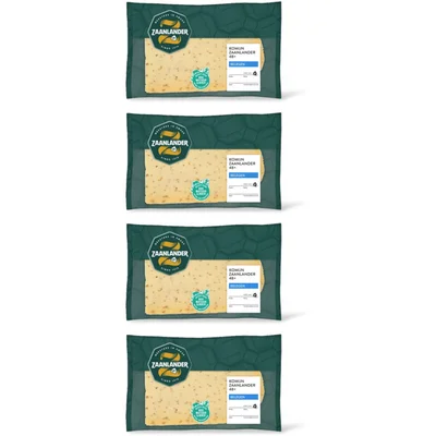 AH Zaanlander Belegen komijn 48+ plakken 4-pack