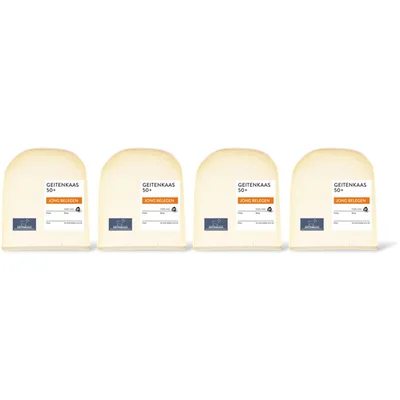AH Geitenkaas jong belegen 50+ stuk 4-pack