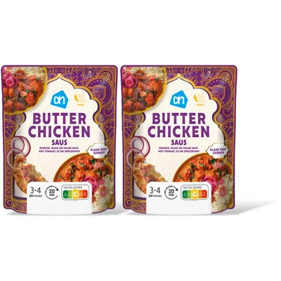 AH Butter chicken saus 2-pack