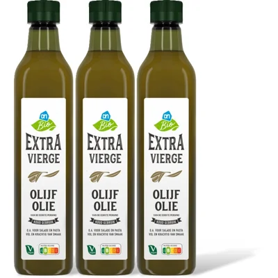 AH Biologisch Olijfolie extra vierge 3 pack