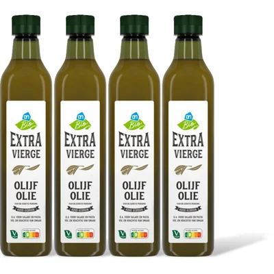 AH Biologisch Olijfolie extra vierge 4 pack