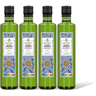 AH Excellent Griekse olijfolie extra vierge 4-pack