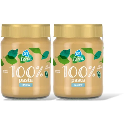 AH Terra Plantaardig 100% pasta cashew 2-pack