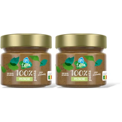 AH Terra Plantaardig 100% pistachepasta 2-pack
