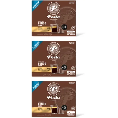 Perla Huisblends Lungo dark capsules 3 pack