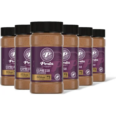 Perla Huisblends Espresso oploskoffie 6-pack