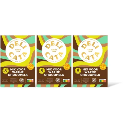 Delicata Mix voor warme chocomelk 3 pack