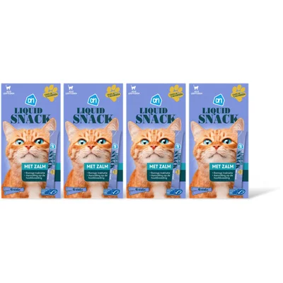 AH Liquid snack met zalm 4-pack