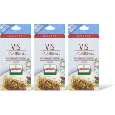 Verstegen Kruidenmix voor vis 3-pck
