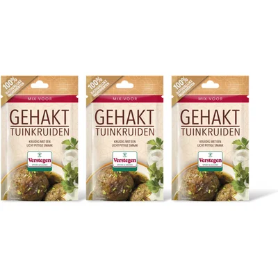 Verstegen Kruidenmix gehakt tuinkruiden 3-pack