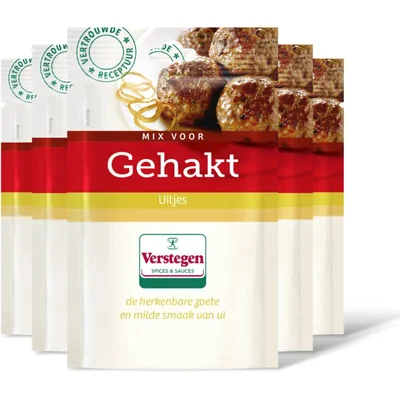 Verstegen Kruidenmix voor gehakt met uitjes 5-pack