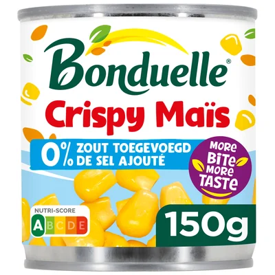 Bonduelle Crispy Maïs 0% zout