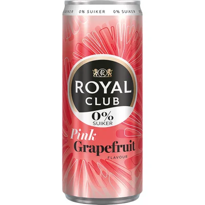 Royal Club Pink grapefruit 0% suiker