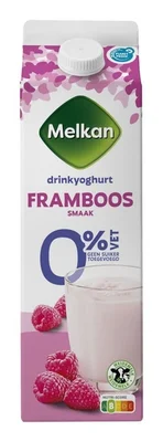 Melkan Framboos Drinkyoghurt 0% Vet