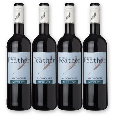 Free Feather Free Feather Merlot AF 4 flessen