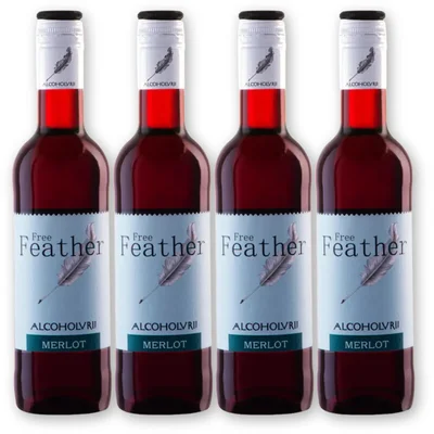 Free Feather Free Feather Merlot AF 4 flessen