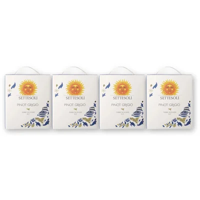 Settesoli Settesoli Pinot Grigio Tap 4 flessen