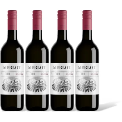 AH AH Merlot 4 flessen
