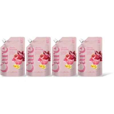 Care Cherry blossom shower gel refill 4-pack