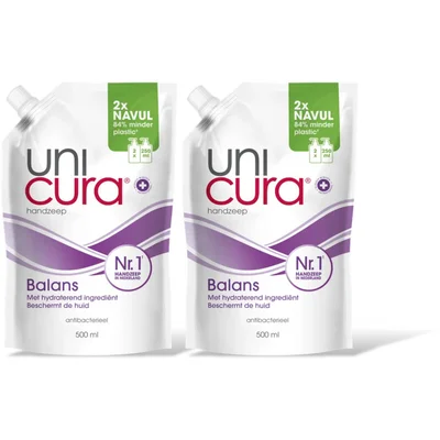 Unicura Handzeep balans refill 2-pack