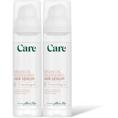 Care Argan oil nourishing hair serum 2-pack