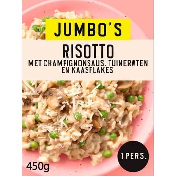 Jumbo's Vriesverse Maaltijd Risotto Champignons 450 g
