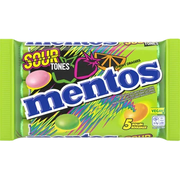 Mentos Sour Tones 5x37,5g