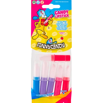 Funny Candy Strawberry Flavour Candy Lipstick 30 g