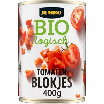 Jumbo Biologisch Tomatenblokjes 400 g 
