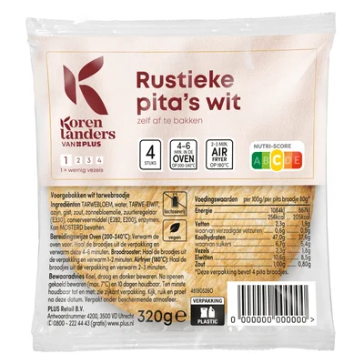 PLUS Korenlanders Pita's rustiek wit