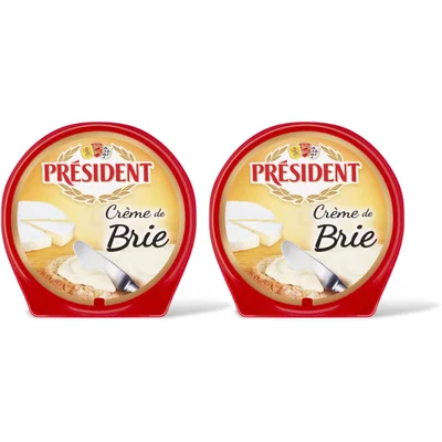 Président Creme de brie 2-pack