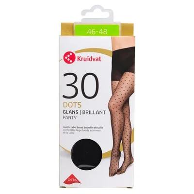 Kruidvat Dots Glans 30 Den Gestippelde Panty