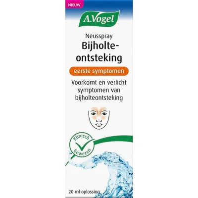 A.Vogel Neusspray Bijholteontsteking bij Eerste Symptomen