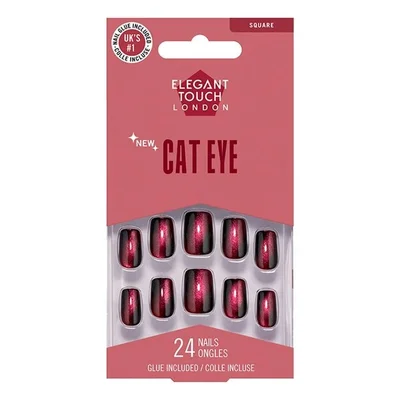 Elegant Touch Cat Eye Twilight Berry Kunstnagels